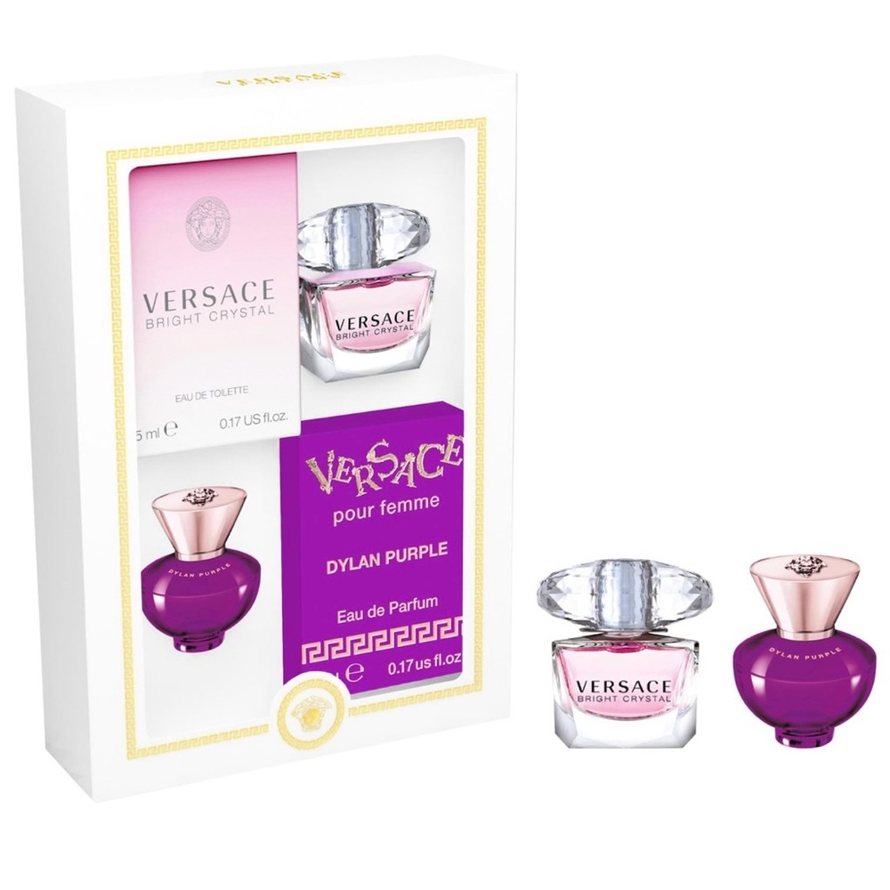 Versace Mini Dylan Purple & Bright Crystal Perfume Set
